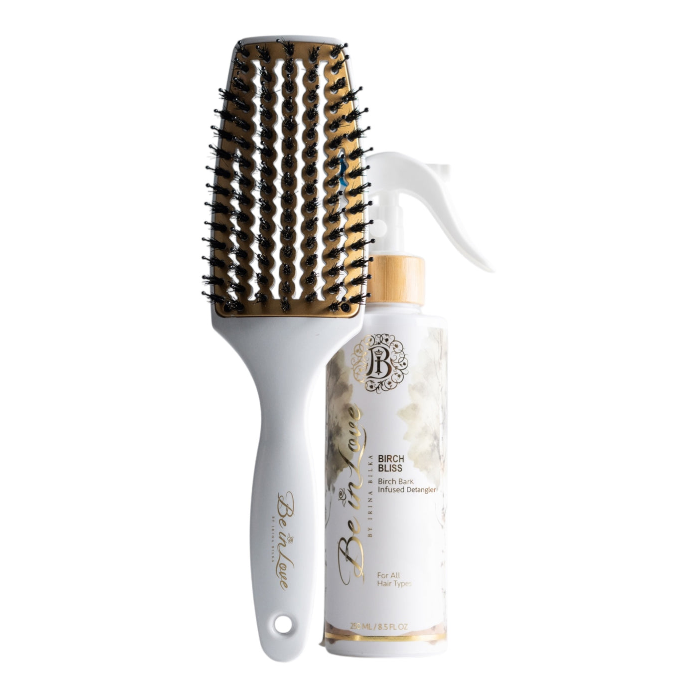 Birch Bliss Detangler and Love Brush set