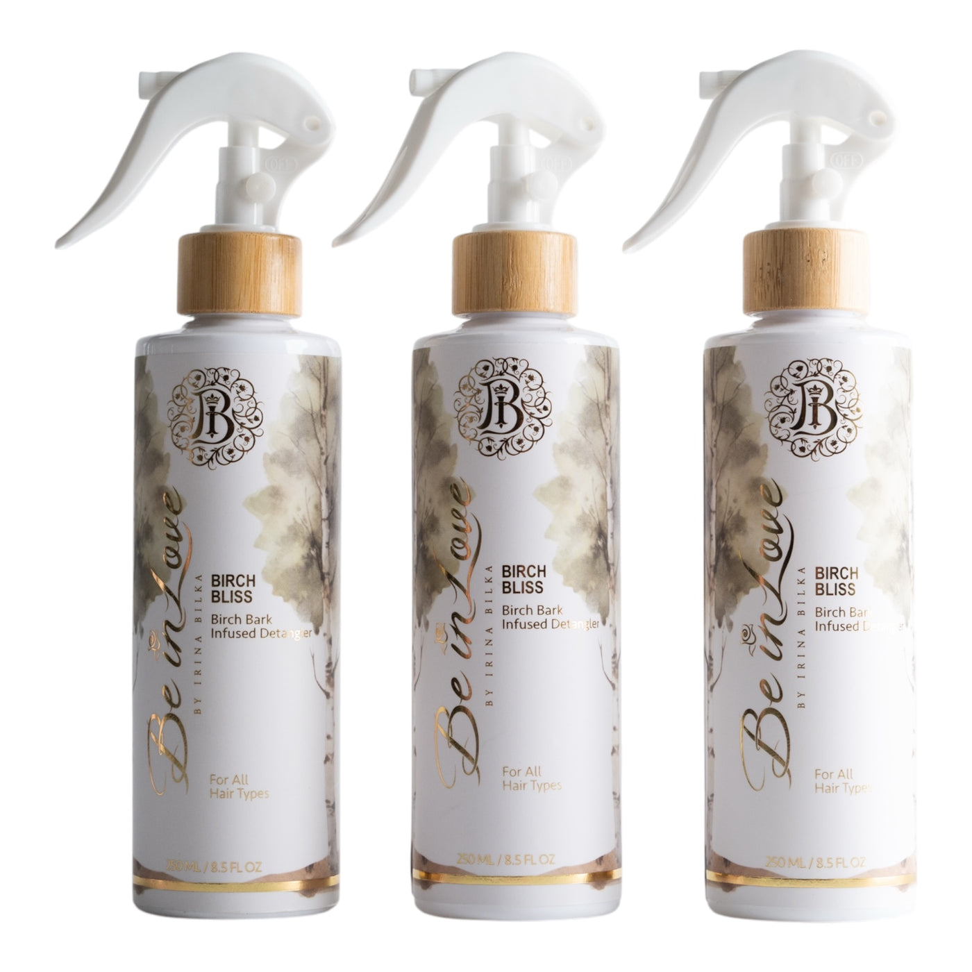 Birch Bark Detangler Trio- Three bottles