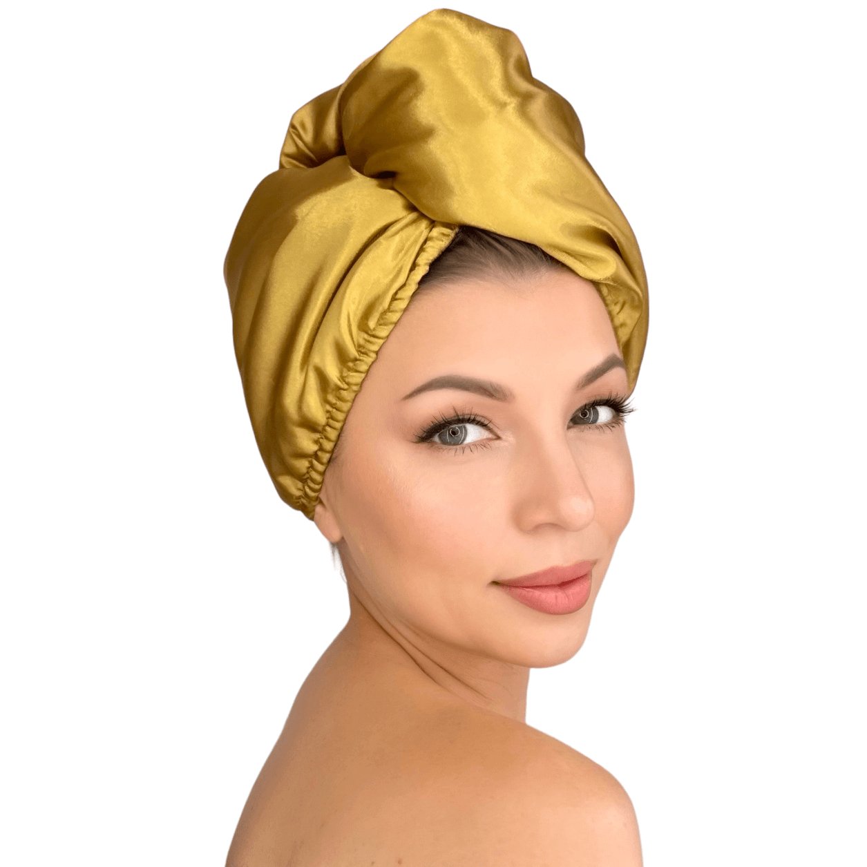 Satin Microfiber Hair Towel